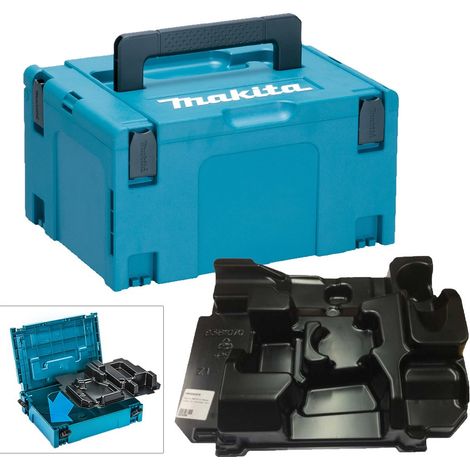 Makita 18v Tool Case Toolbox Twin Pack Case Makpac for Combi Drill Impact Driver (1/4)
