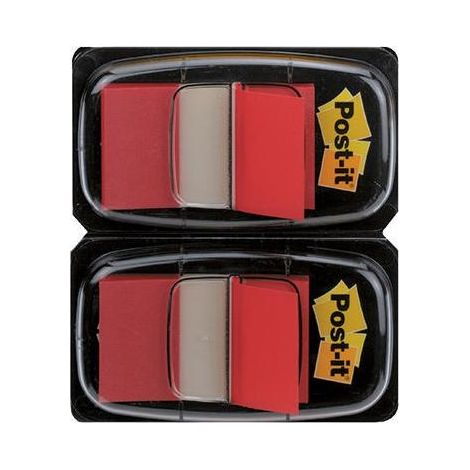 POST-IT Haftstreifen Post-it® Index Standard 43,2 x 25,4 mm (B x H) rot 50 Bl./Block 2 Block/Pack. (1/3)