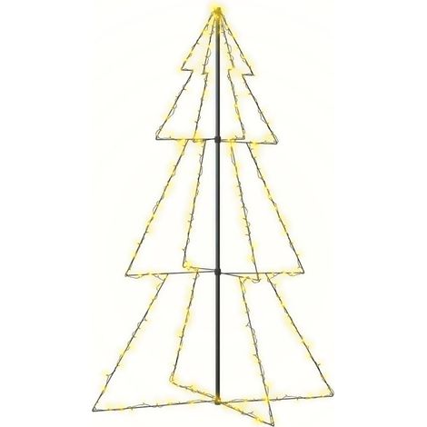 Christmas Cone Tree 240 LEDs Indoor and Outdoor 118x180 cm vidaXL