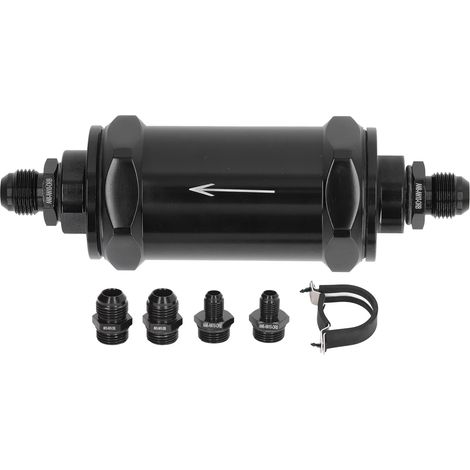 Filtre à Carburant - En Ligne - Alliage Métallique - Résistant Haute Température - Compatible E85 Diesel Essence - Préfiltre pour Pompe à Carburant - 1 Pièce (1/5)