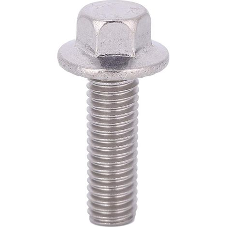 10 pièces vis à bride hexagonale, vis à bride hexagonale boulons de fixation avec acier inoxydable M8 SS304 pour appareils et meubles de bureau à domicile(M820) (1/5)
