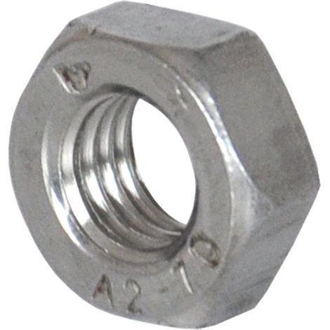 100PZ DADO ESAGONALE INOX A2 M 16