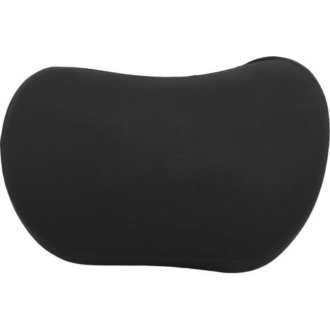 Oreiller de Siège Auto Ergonomique en Mousse Mémoire, Housse Nylon Amovible avec Boucle, Noir - Accessoire Voiture Confort (1/5)