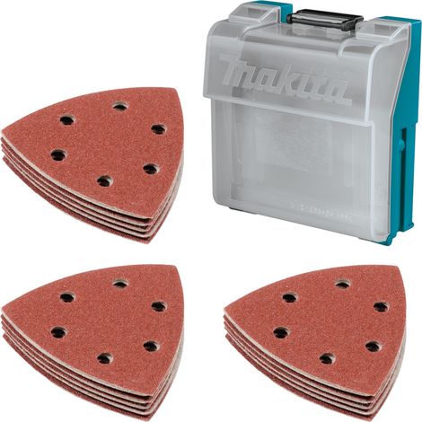 Makita Delta Schleifpapier Set 30 tlg. 10x 60 / 10x 100 / 10x 150 + Box (1/3)
