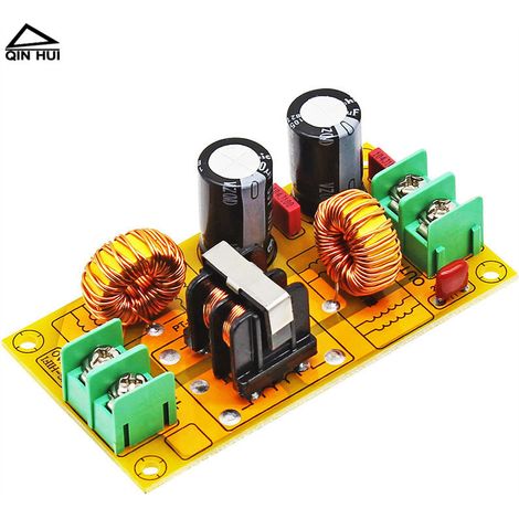 EMV- und FCC-zertifizierter Hochfrequenzfilter für Kfz-Audio, LC 2 A DC-Filter, Filter für elektromagnetische Störungen (EMI). (1/4)