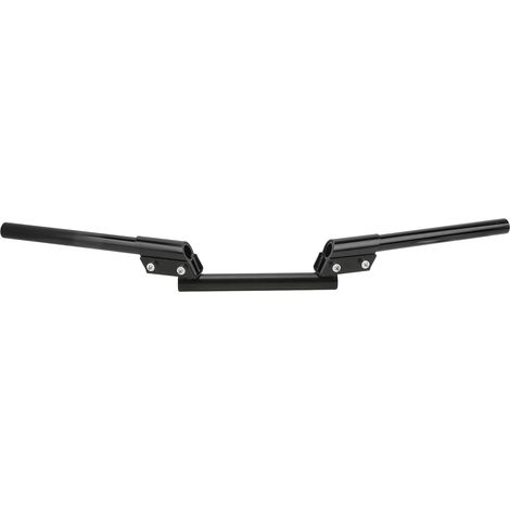 Guidon de moto 22mm, barre de poignée réglable universelle pour voiture de sport, tramway, ATV, Scooter, véhicule tout-terrain, noir (1/5)