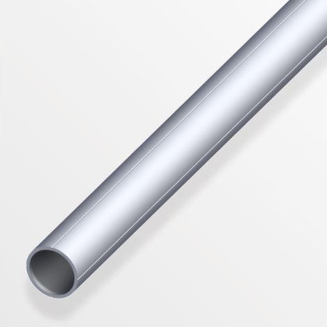 Tube Rond Rainuré En Aluminium Brut, L1Cm X Ép0.15Cm
