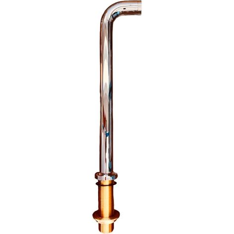 Bierturm Biertower Tour de Bière 1 Voie Diamètre 30 cm Hauteur 38 cm Finition Mat Satiné Chrome Acier Inoxydable pour Bar Maison Évier Bière Idéal (1/2)