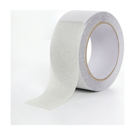 Ruban antidérapant en PVC de couleur transparente mate, 5m x 5cm, pour escaliers, marches, sols, décoration de sécurité (1/5)