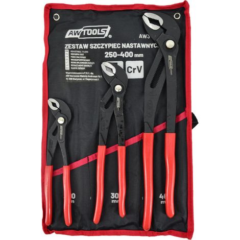 AWTOOLS Verstellbare Zangen, 3-teilig (10/12/16")