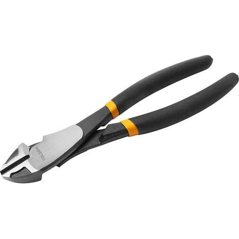 Seitenschneider Plus 200 mm, geschmiedeter Stahl, schwarzes Finish, ergonomisch - BRAND