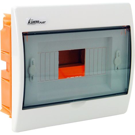 Unterputz-Modulverteiler 1 x 8-modul IP40 (N+PE) Fala RP 8.2 (1/4)