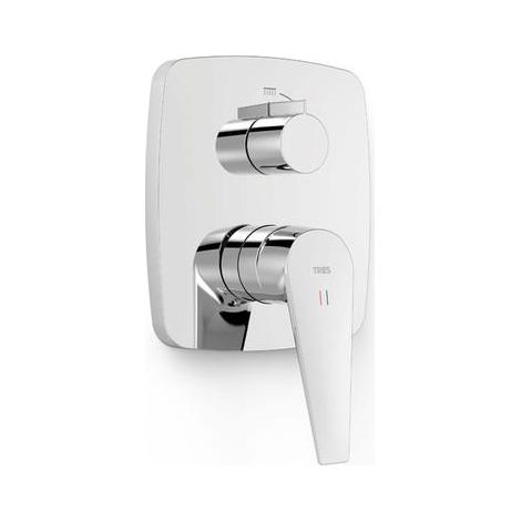 TRES 21828001 CANIGO-TRES PLUS Grifo Monomando Empotrado 2V Rapid-Box Ducha - ref: 21828001