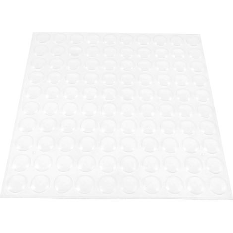 de porte transparentes pour meubles 100 pièces 10 x 2 mm