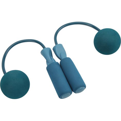 Corde à sauter sans fil, fitness sportif brûle-graisse, corde à sauter sans corde pour hommes femmes enfants bleu (1/5)