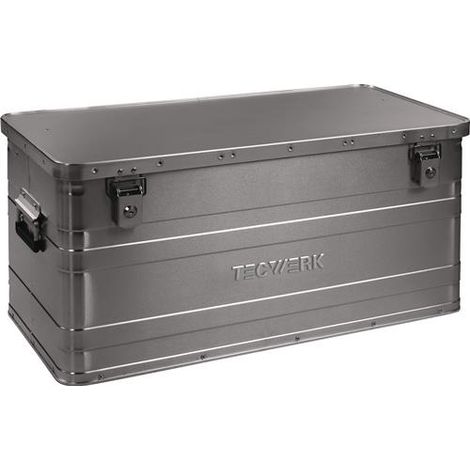 TECWERK Aluminiumbox L780xB380xH380mm 90l m.Klappverschluss u.Zylinderschl.TECWERK