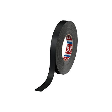 Nastro tessuto tesaband® Premium 4651 nero L.50m P.19mm Rl.