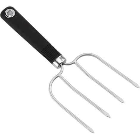Fourchettes à Rôtir Bbq Épaisses en Acier Inoxydable 4 Branches Résistantes Outils pour Barbecue Souleveurs de Dindes 1 Pièces Usage la Cuisine et Barbecue (1/5)