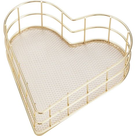 Herzförmiger Aufbewahrungskorb aus Stoff, Organizerbox für Büro, Schlafzimmer, Badezimmer, ideal für Schmuck und Kosmetik (1/5)