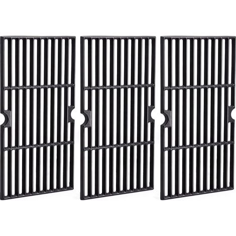 3 x Cast Iron BBQ Grills for Boston 3, Monroe Pro 3, Siesta 310, Triton 3 (1/5)