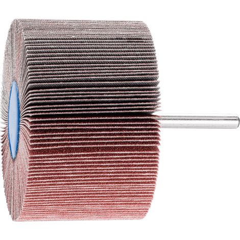 PFERD TOOLS Korund Fächerschleifer F Ø 80x50mm Schaft-Ø 6 mm A120 für Feinschliff und Finish 10 Stk (1/4)