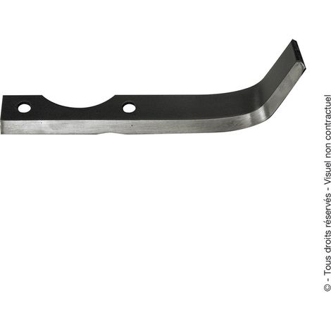 Couteau de fraise sarcleur adaptable droite 195 mm Motostandard CSM195D