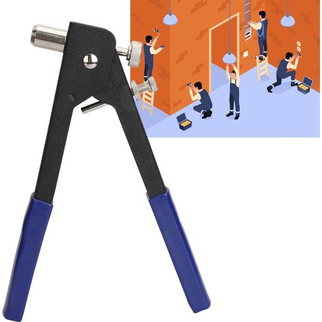 Coffret transparent de 86 rivets, écrous et pistolet à riveter (1/5)