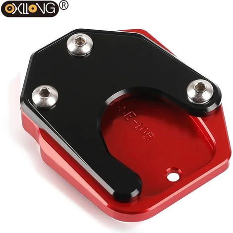 (rouge et noir) Béquille latérale CNC pour moto, extension et support compatibles avec HONDA CB600F HORNET 2008-2013 et CB900F 2002-2007 maxpower (1/4)