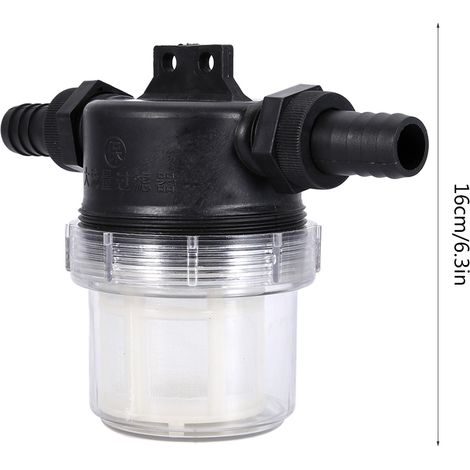 Hochleistungs-Inline-Wasserfilter mit transparentem Sieb für die Bewässerung (1/5)