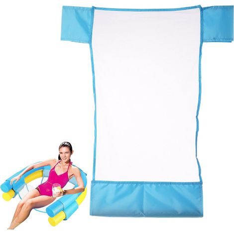 Schwimmende Poolliege, aufblasbar, tragbar, ergonomisch, Schwimmbadstuhl, Floß, für Strand, Urlaub, Wasserpark, Meer, See, Fluss, Reisen, Party, Foto-Requisite (1/5)