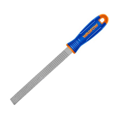 Râpe plate en acier carbone WADFOW, 200 mm, manche ergonomique, idéale pour le bois (1/4)
