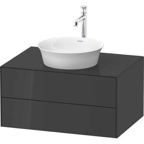 DURAVIT WT49850H1H10010 WTU White Tulip suspendu mural, 2 tiroirs Ka