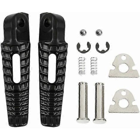 Motorrad-Fußrasten hinten für Suzuki GSX-R 600, GSX-R 750 (2006–2020), GSX-R 1000 (2005–2020), Bking (2008–2013) – Mattschwarz (1/5)