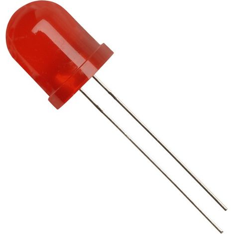 Diodo Led Rosso 10mm. 150mcd 60º Led10mm/rosso