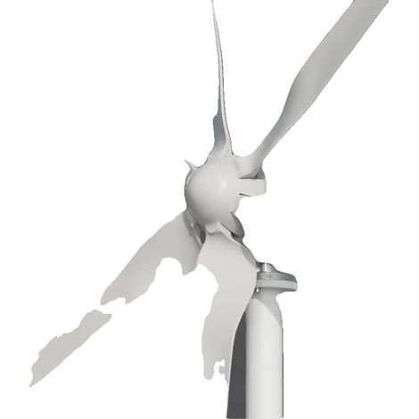 Generador eólico de alta eficiencia y construcción duradera, con controlador incluido, 1500 W, 24 V. (1/2)