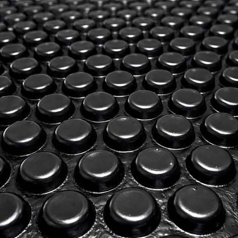 Bache a bulle piscine 5 x 3 m Épaisseur 300 Microns Noir Ravigarden (1/5)