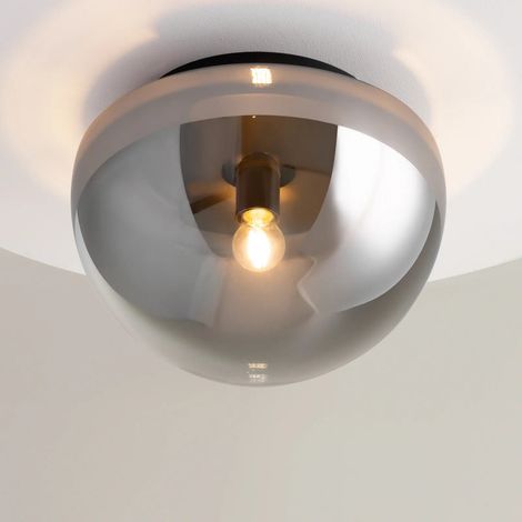 [GEBRAUCHT] B-Ware Maytoni Deckenleuchte Glassy dimmbar E27 Lampe Leuchte grau Ø31,5cm 22cm (1/2)