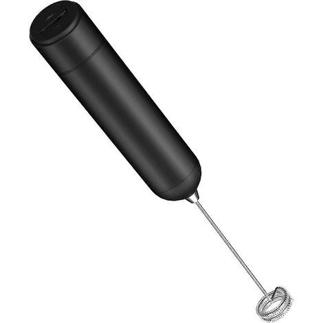 Mousseur à lait portable, mousseur à lait électrique pour café, noir (1/5)