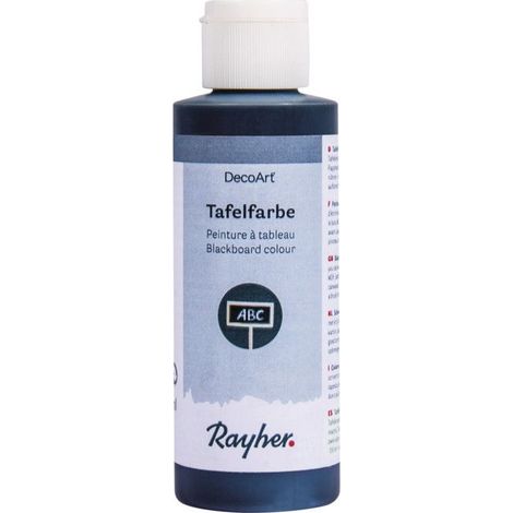 Peinture tableau noire - RAYHER - 118 ml - Pour bois, carton, plâtre - Expédié de France