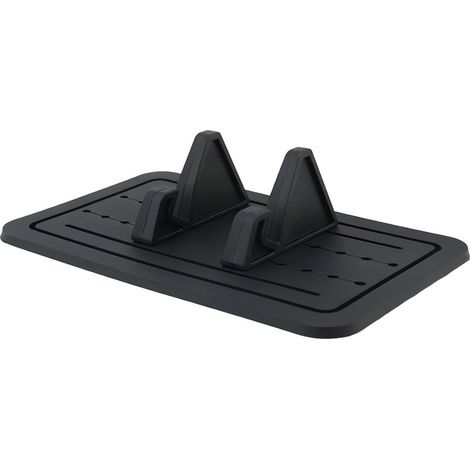 Soporte para teléfono de coche, soporte para teléfono móvil, alfombrilla para salpicadero, soporte de silicona para teléfono, soporte GPS para vehículos compatible con todos los smartphones. (1/5)
