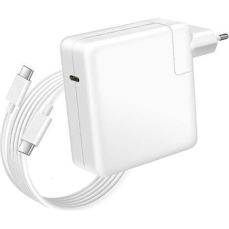 Compatible avec le chargeur Pro 16 pouces - Câble USB-C M1 vers M3 96 W + 1,8 m, blanc (1/5)