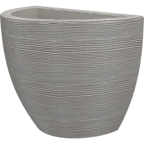 Vase Mural Shabby avec Réserve D'Eau 30 cm - Corde