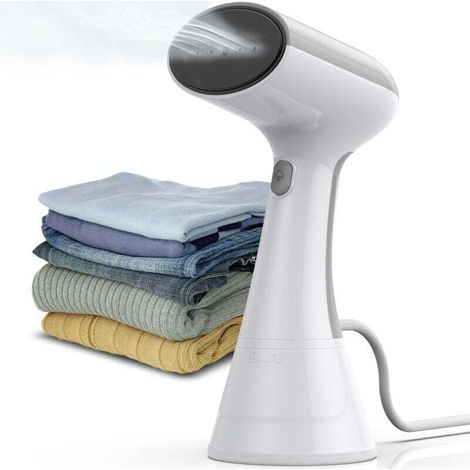 Défroisseur vapeur portable 1000 W – Chauffe en 20 s, vapeur à 150 °C pour vêtements, idéal maison/bureau/voyage (1/4)