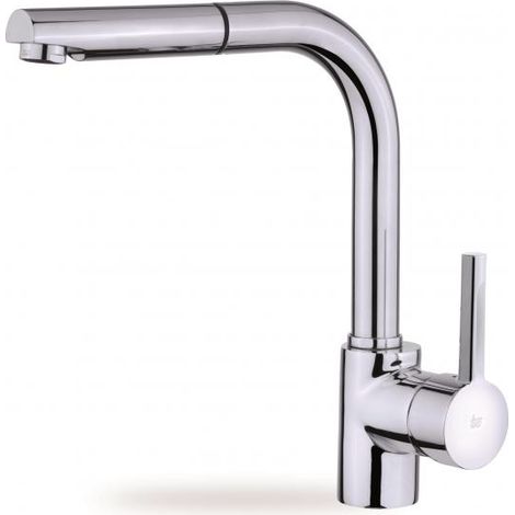 GRIFO ARK 938 CROMO Monomando icono de Teka, resistente maneral metálico, flexible extra resistente (1/3)