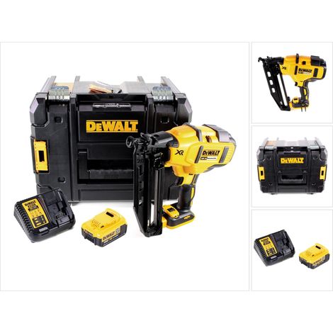 DeWalt DCN 660 M1 Akku Nagler 18V 32 - 63mm Brushless + 1x Akku 4,0Ah + Ladegerät + Koffer (1/5)