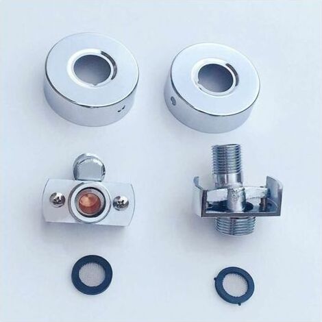 Réglage de l'angle du tube d'aspiration en cuivre - Tête de douche coudée - Pied coudé - Vis excentrique d'angle - Robinet - Accessoires (1/4)