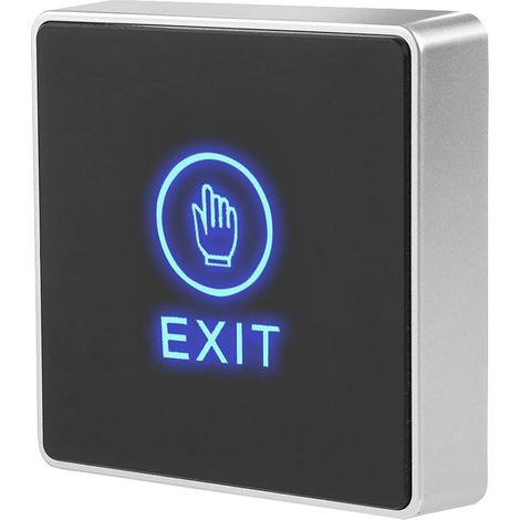 Interrupteurs de Porte Tactiles, Porte Release Bouton Panneau de Commutateur de Bouton de Dégagement de Sortie de Porte Led pour Le Système de Contrôle D'accès de Porte (1/5)
