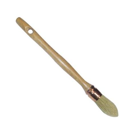 Pincel pulgar para retoque con cerdas puras mango largo D.18 N° - Savy