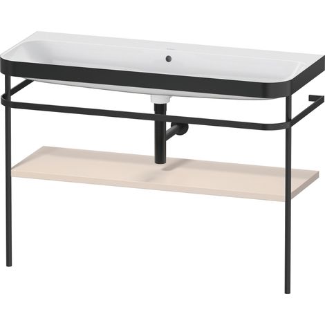 Duravit Happy D.2 Plus c-bonded Set avec console métallique,