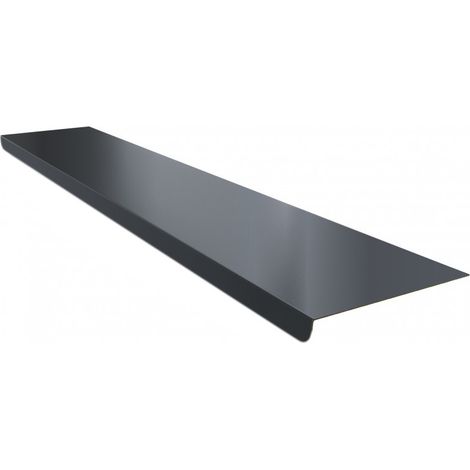Rebord de fenêtre intérieur en alu 15/10ème - 1,40 m - 200mm - RAL7016 - ALUHOME